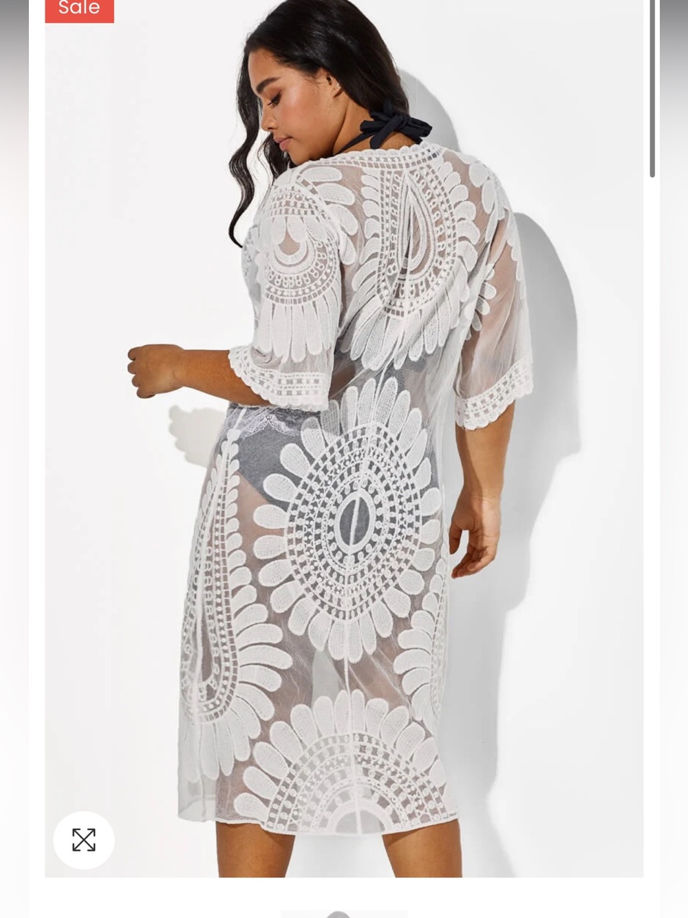 Rebellion Lace Kimono Cover Up